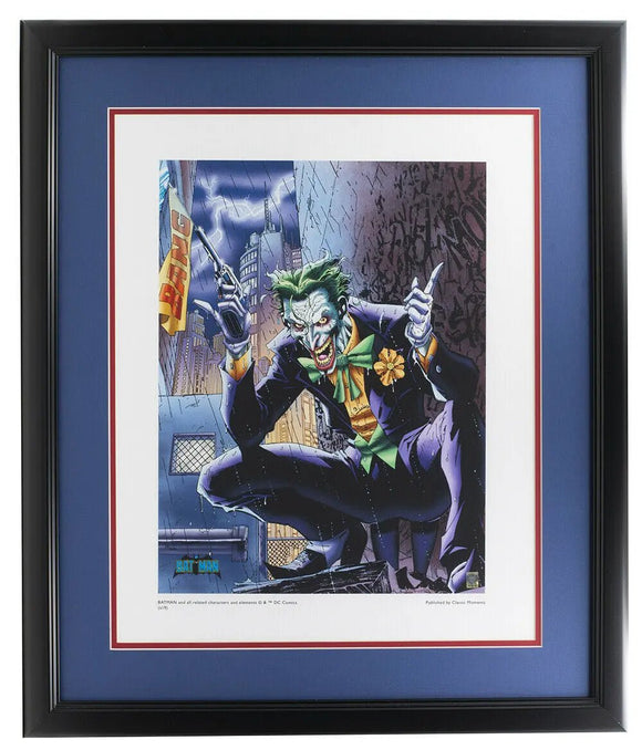 The Joker Framed 12x16 DC Comic #614 Giclee - Sports Integrity