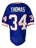 Thurman Thomas Buffalo Signed Blue Football Jersey BAS ITP - Sports Integrity