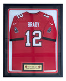 Tom Brady Signed Framed Tampa Bay Buccaneers Nike Game Replica Jersey Fanatics