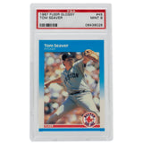 Tom Seaver Slabbed 1987 Fleer Glossy Card #45 Mint 9 PSA/DNA