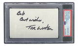 Tom Watson Signed Slabbed Index Card PSA/DNA Gem MT 10 - Sports Integrity