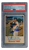 Tony Oliva Signed Minnesota Twins 1975 Hostess #20 Trading Card PSA/DNA - Sports Integrity