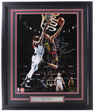 Trae Young Signed Framed Atlanta Hawks 16x20 Basketball Reverse Photo Panini - Sports Integrity