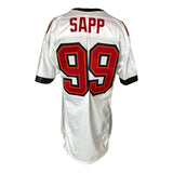 Warren Sapp Signed 2000 Tampa Bay Buccaneers Team Issued Adidas Jersey PSA - Sports Integrity