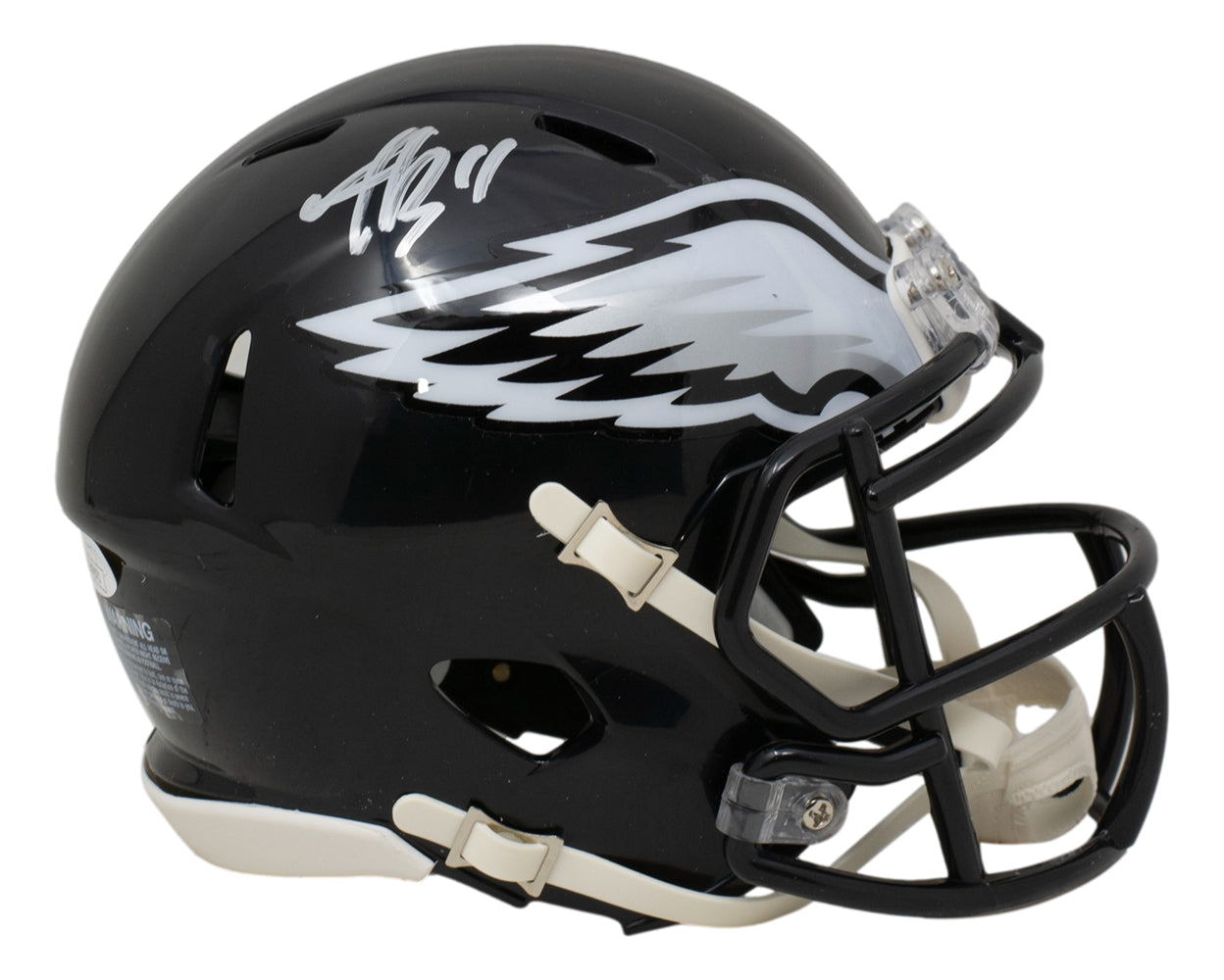 A.J. Brown Autographed Philadelphia Eagles F/S Speed Helmet BAS