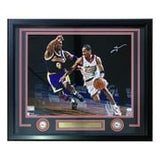 Allen Iverson Signed Framed 16x20 Philadelphia 76ers vs Kobe Photo JSA ITP - Sports Integrity