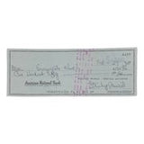 Stan Musial St. Louis Cardinals Signed  Bank Check #5477 BAS