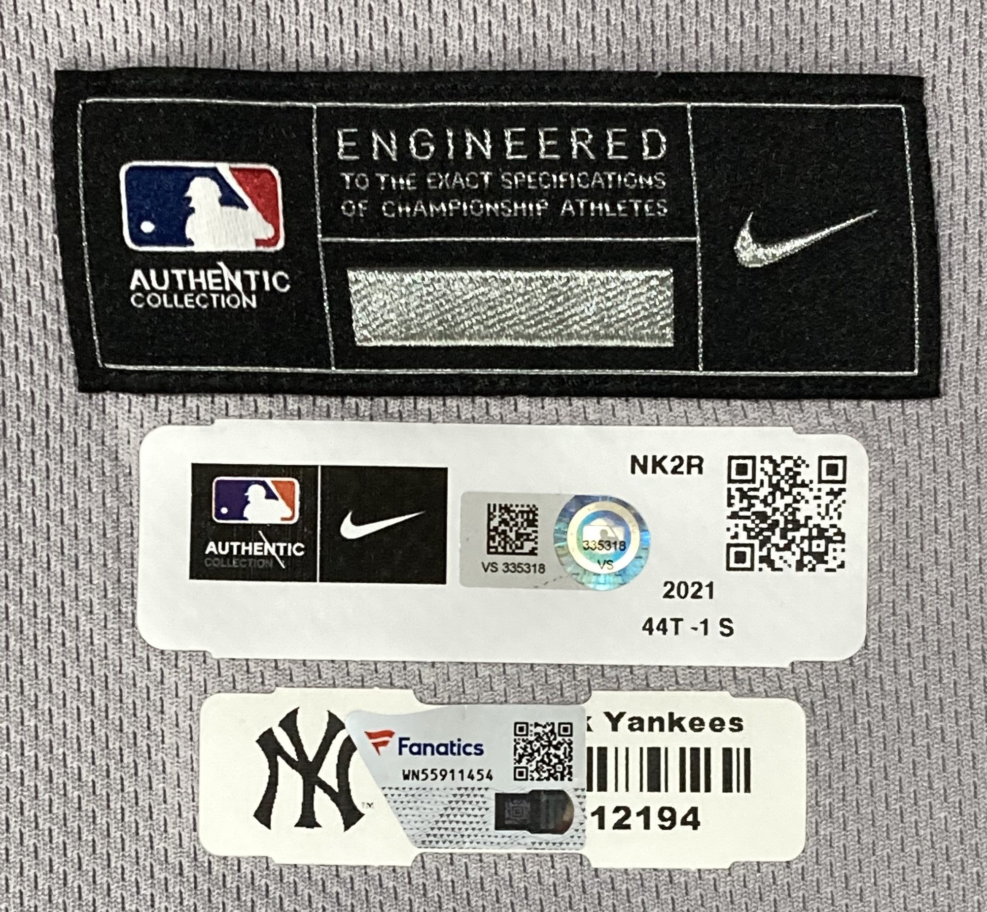 Aaron Hicks New York Yankees Nike Game-Used #31 White Pinstripe Jersey vs.  Baltimore Orioles on April 7, 2021