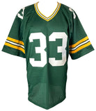 Aaron Jones Green Bay Signed Green Football Jersey BAS ITP - Sports Integrity