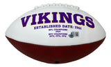 Aaron Jones Signed Minnesota Vikings Logo Football BAS ITP