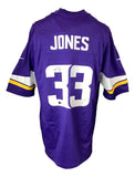 Aaron Jones Signed Minnesota Vikings Purple Nike Game Replica Jersey BAS ITP - Sports Integrity