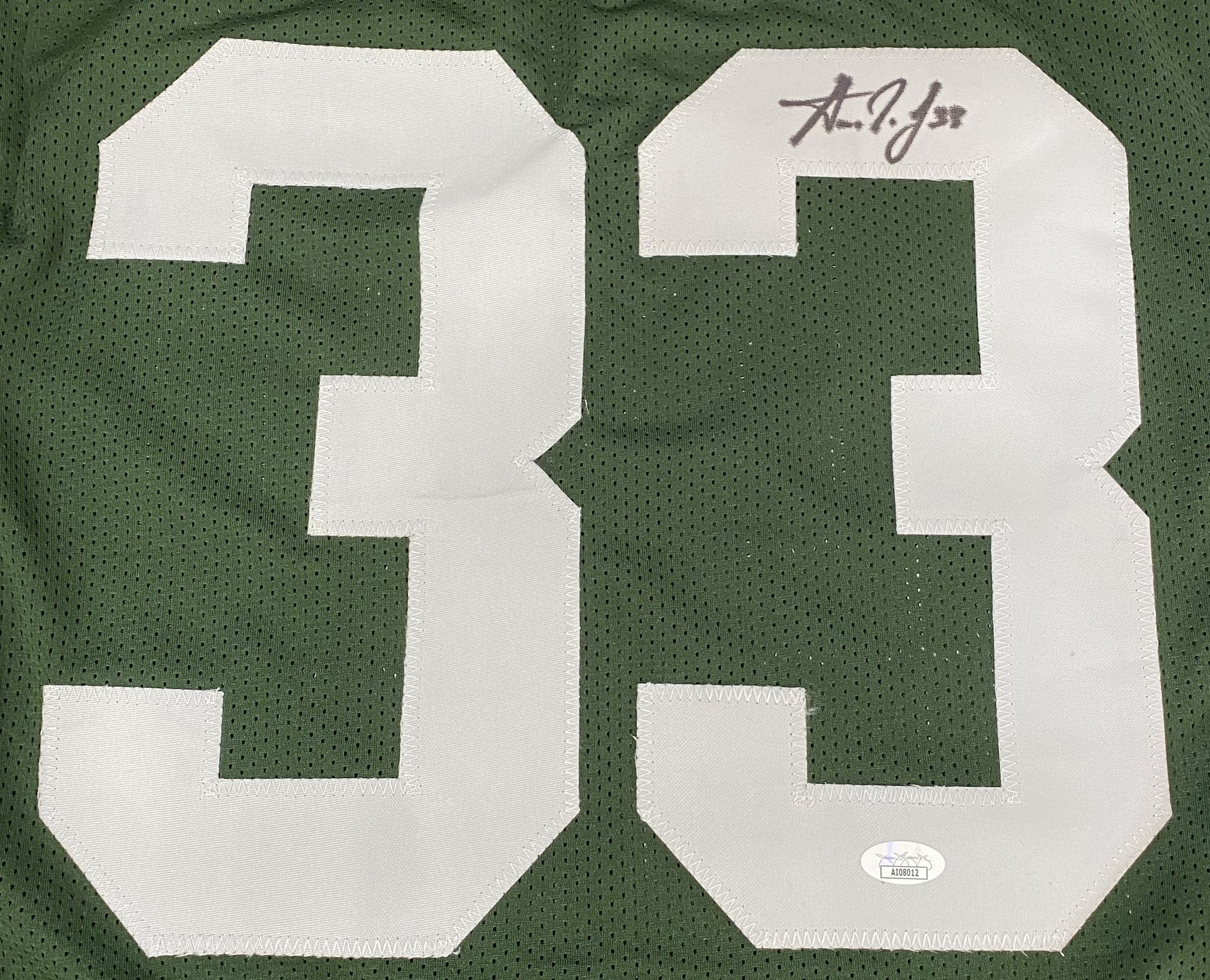 Aaron Jones Signed Green Bay Packers Custom Jersey (Beckett Witness  Certified)