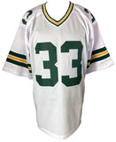 Aaron Jones Green Bay Signed White Football Jersey BAS ITP - Sports Integrity