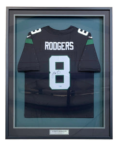 Aaron Rodgers New York Jets Autographed Green Nike Elite Jersey