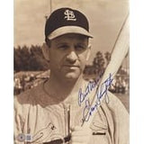 Enos Slaughter Signed 8x10 St. Louis Cardinals Photo BAS BH71133 - Sports Integrity