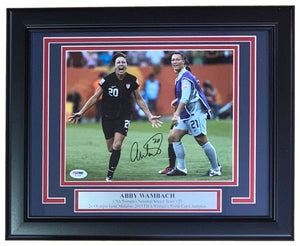 Abby Wambach Signed Framed 8x10 USA Women's Soccer Photo PSA/DNA