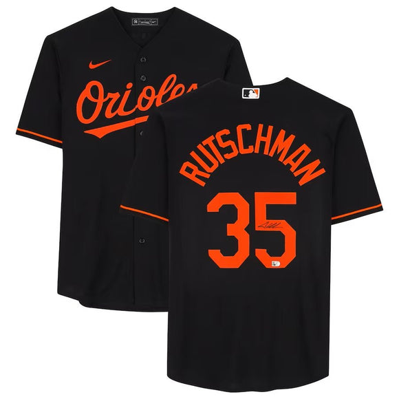 Adley Rutschman Signed Baltimore Orioles Black Nike Replica Jersey Fanatics - Sports Integrity