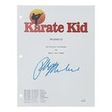 Ralph Macchio Signed In Blue Karate Kid Movie Script JSA ITP - Sports Integrity