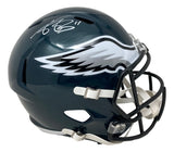 AJ Brown Signed Philadelphia Eagles Full Size Replica Speed Helmet BAS - Sports Integrity