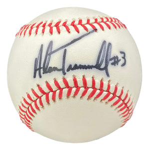 Alan Trammell Autographed Baseball - Official Major League Ball