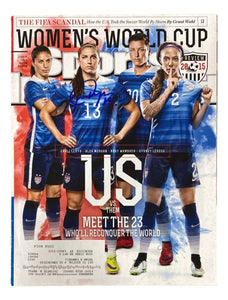 Alex Morgan Signed USA 2015 Sports Illustrated Magazine Steiner CX - Sports Integrity