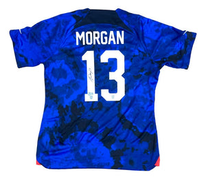 Alex Morgan Signed 2022/23 Nike USA Women's Away Soccer Jersey BAS - Sports Integrity