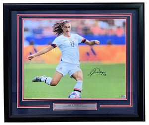 Alex Morgan Signed Framed 16x20 USA Women's Soccer Photo Steiner CX - Sports Integrity