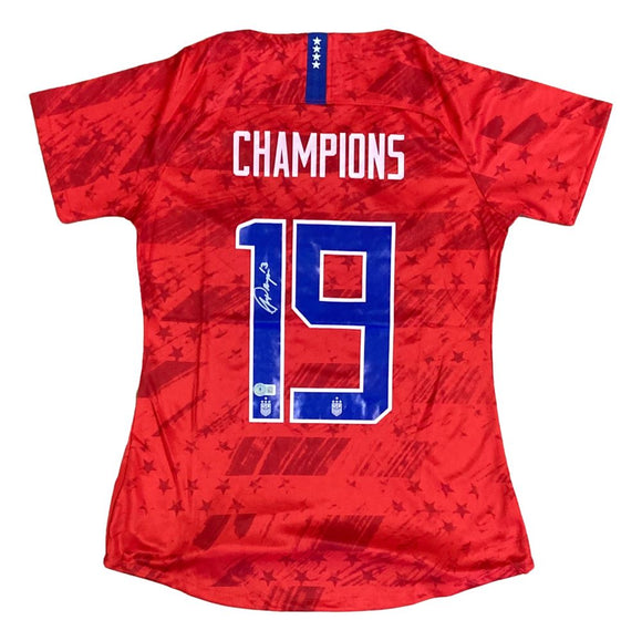 Alex Morgan Signed 2019/20 Nike USA Women's Champions Soccer Jersey BAS - Sports Integrity