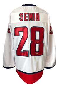 Alexander Semin Washington Signed White Hockey Jersey Sports Integrity - Sports Integrity