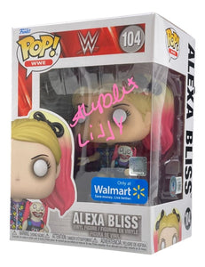 Alexa Bliss Signed WWE Funko Pop #104 Lilly Inscribed BAS ITP - Sports Integrity