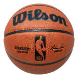 Allen Iverson 76ers Signed In Silver Wilson NBA I/O Replica Basketball JSA ITP - Sports Integrity