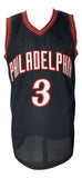 Allen Iverson Signed Custom Black Pro - Style Basketball Jersey JSA ITP - Sports Integrity