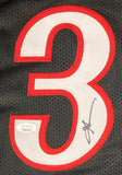 Allen Iverson Signed Custom Black Pro - Style Basketball Jersey JSA ITP - Sports Integrity