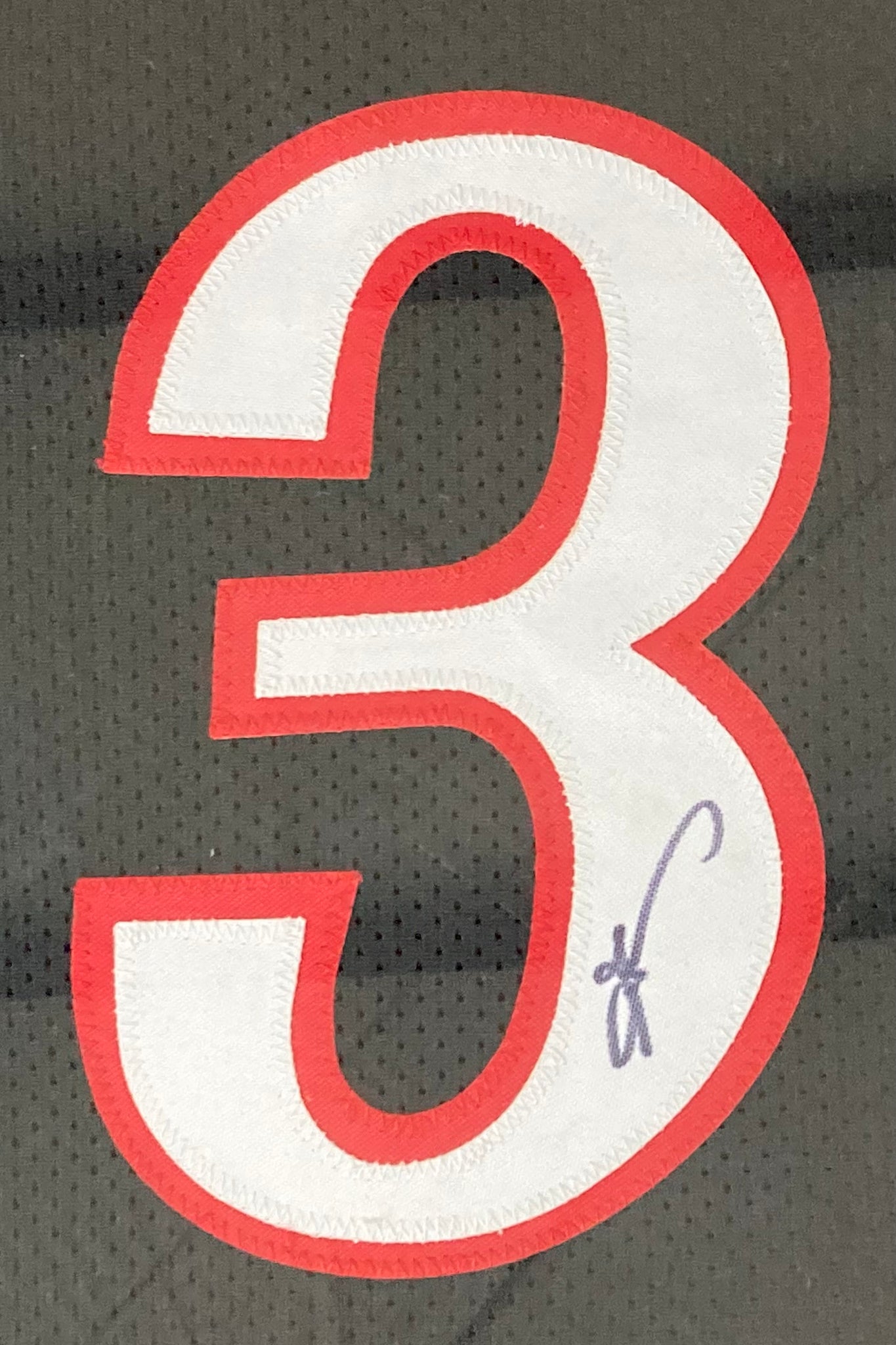 Allen Iverson Signed Framed Custom Black Pro-Style Basketball