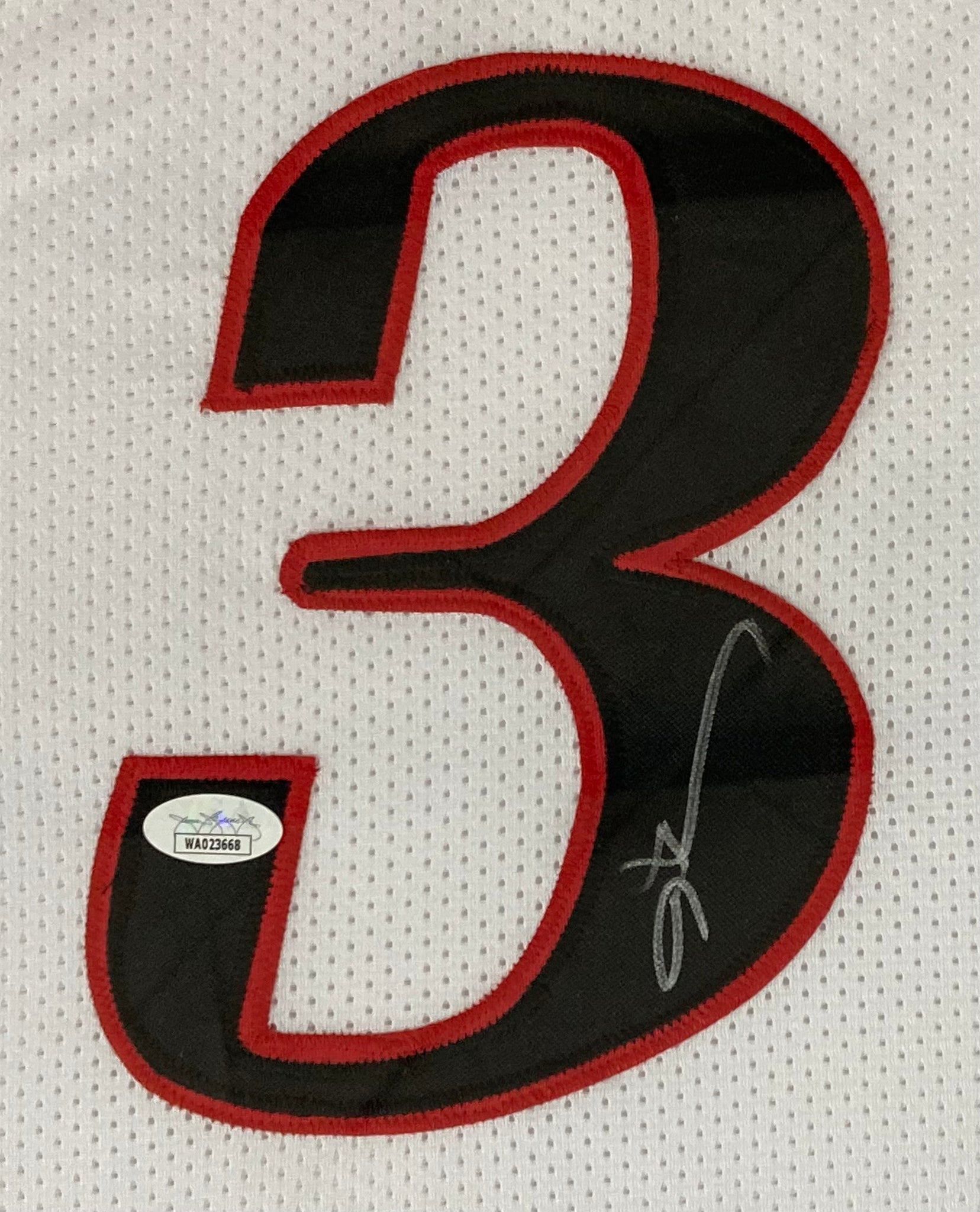 Sports Integrity Allen Iverson Signed Framed Custom White Pro-Style Basketball Jersey JSA