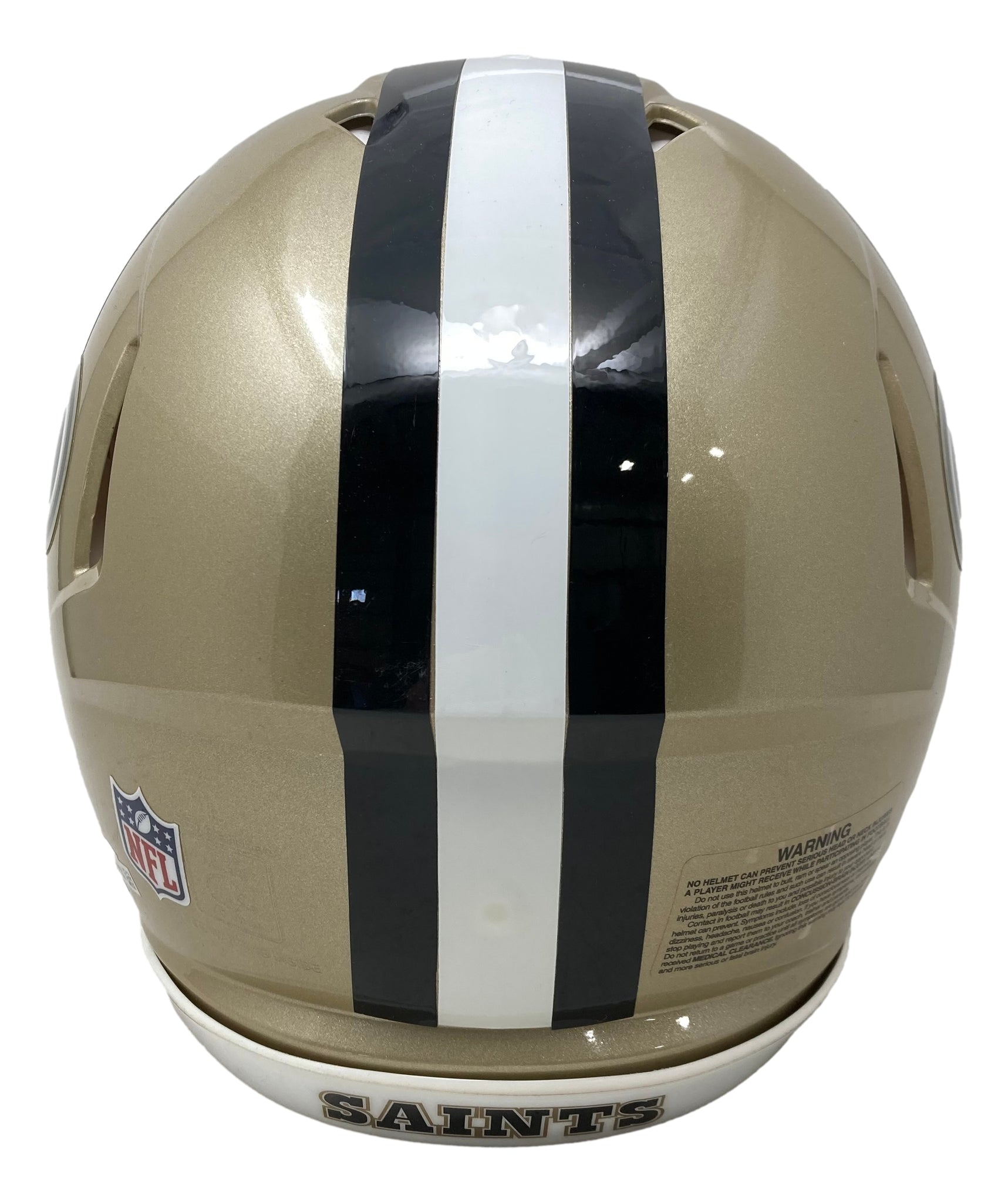 Alvin Kamara Signed Saints Custom Matte Black Full-Size Speed Helmet  (Fanatics Hologram)