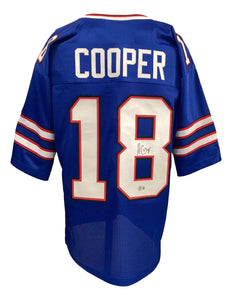 Amari Cooper Buffalo Signed Blue Football Jersey BAS ITP