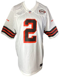 Amari Cooper Signed Cleveland Browns White Nike Game Jersey BAS ITP - Sports Integrity