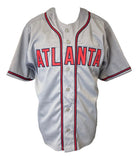 Andruw Jones Atlanta Signed Gray Baseball Jersey BAS - Sports Integrity