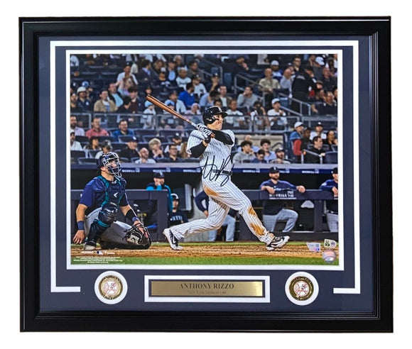 Anthony Rizzo Signed Framed 16x20 New York Yankees Photo Fanatics