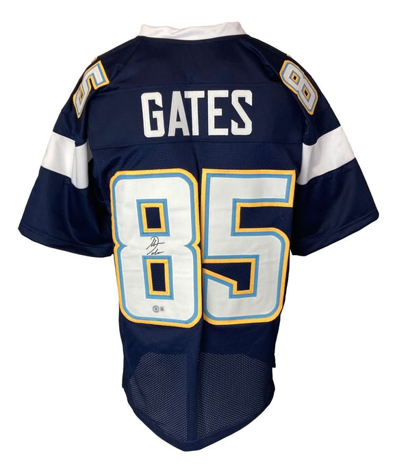 Antonio Gates San Diego Signed Navy Blue Football Jersey BAS - Sports Integrity