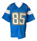 Antonio Gates San Diego Signed Powder Blue Football Jersey BAS - Sports Integrity