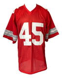 Archie Griffin Ohio Signed Red Football Jersey HT 74/75 Inscribed BAS - Sports Integrity