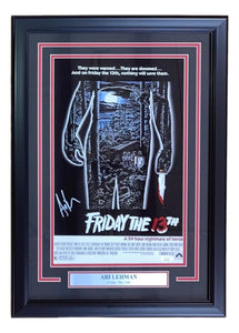 Ari Lehman Signed Framed Friday The 13th 11x17 Poster Photo JSA ITP - Sports Integrity