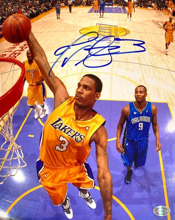 Trevor Ariza Signed 8x10 Los Angeles Lakers Dunk vs Magic Photo SI - Sports Integrity