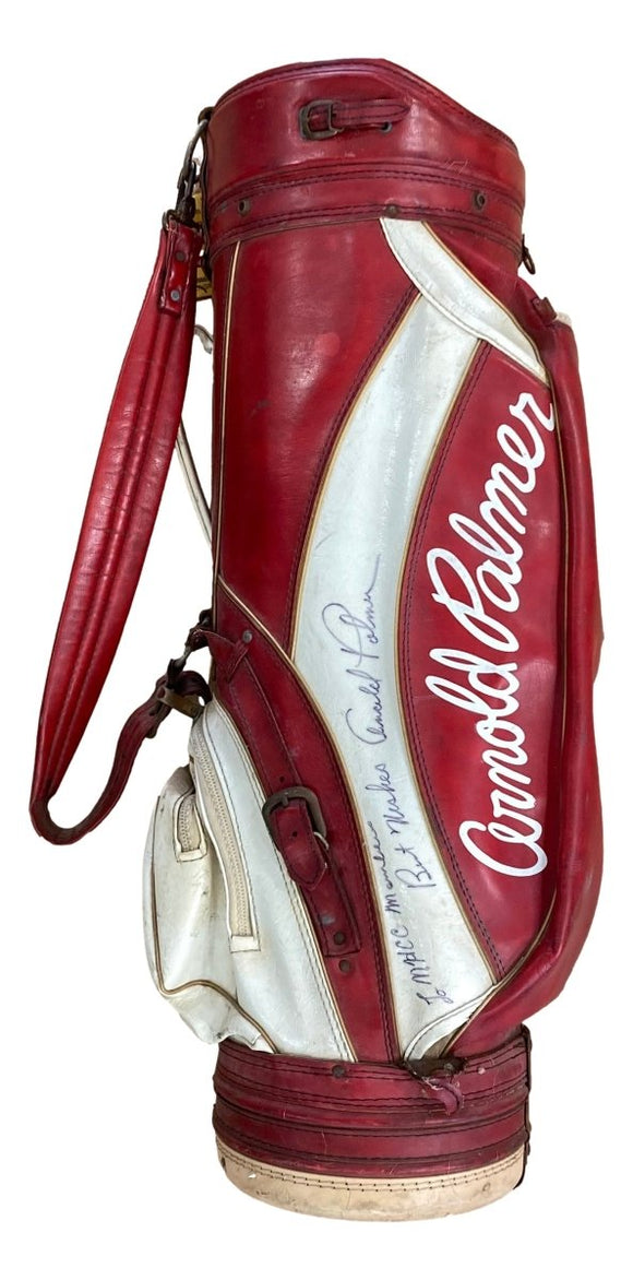 Arnold Palmer Signed Match Used Arnold Palmer Golf Bag BAS LOA - Sports Integrity