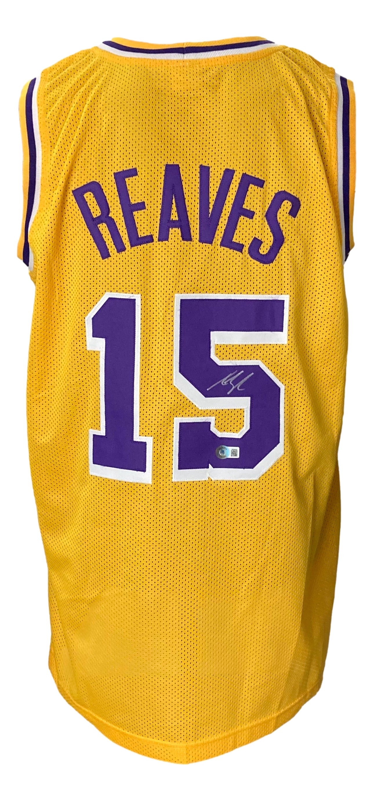 Austin Reaves Signed Custom Yellow ProStyle Basketball Jersey BAS