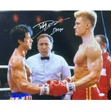 Dolph Lundgren Signed 16x20 Rocky IV Photo Drago Inscribed JSA ITP - Sports Integrity