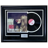 Taylor Swift Framed Red Vinyl Record w/ Laser Engraved Signature