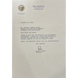 President Ronald Reagan Signed  Letter BAS AC22608